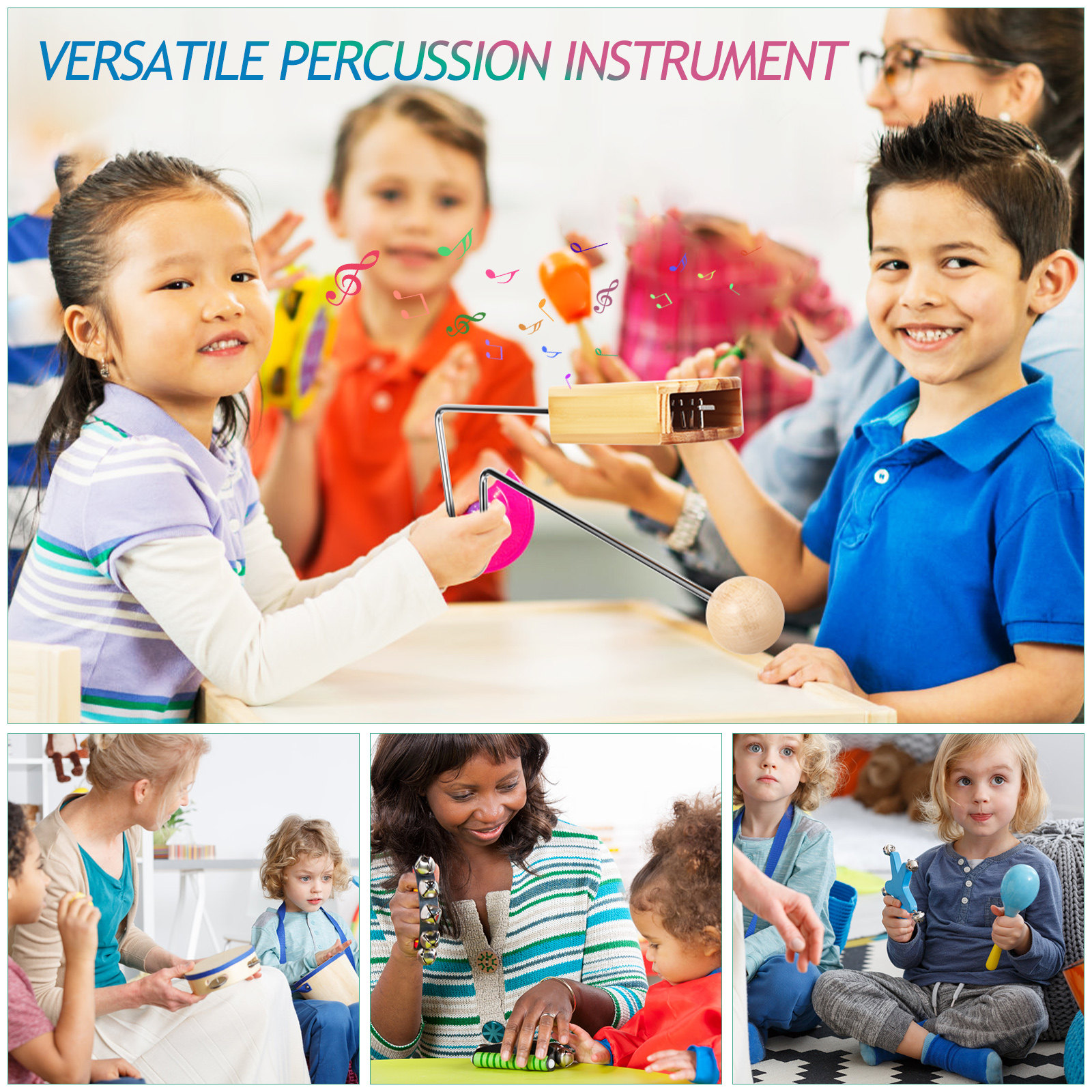 Musical Instrument Easy To Learn For Adults - Wood Vibraslap Musical Instrument for Adults