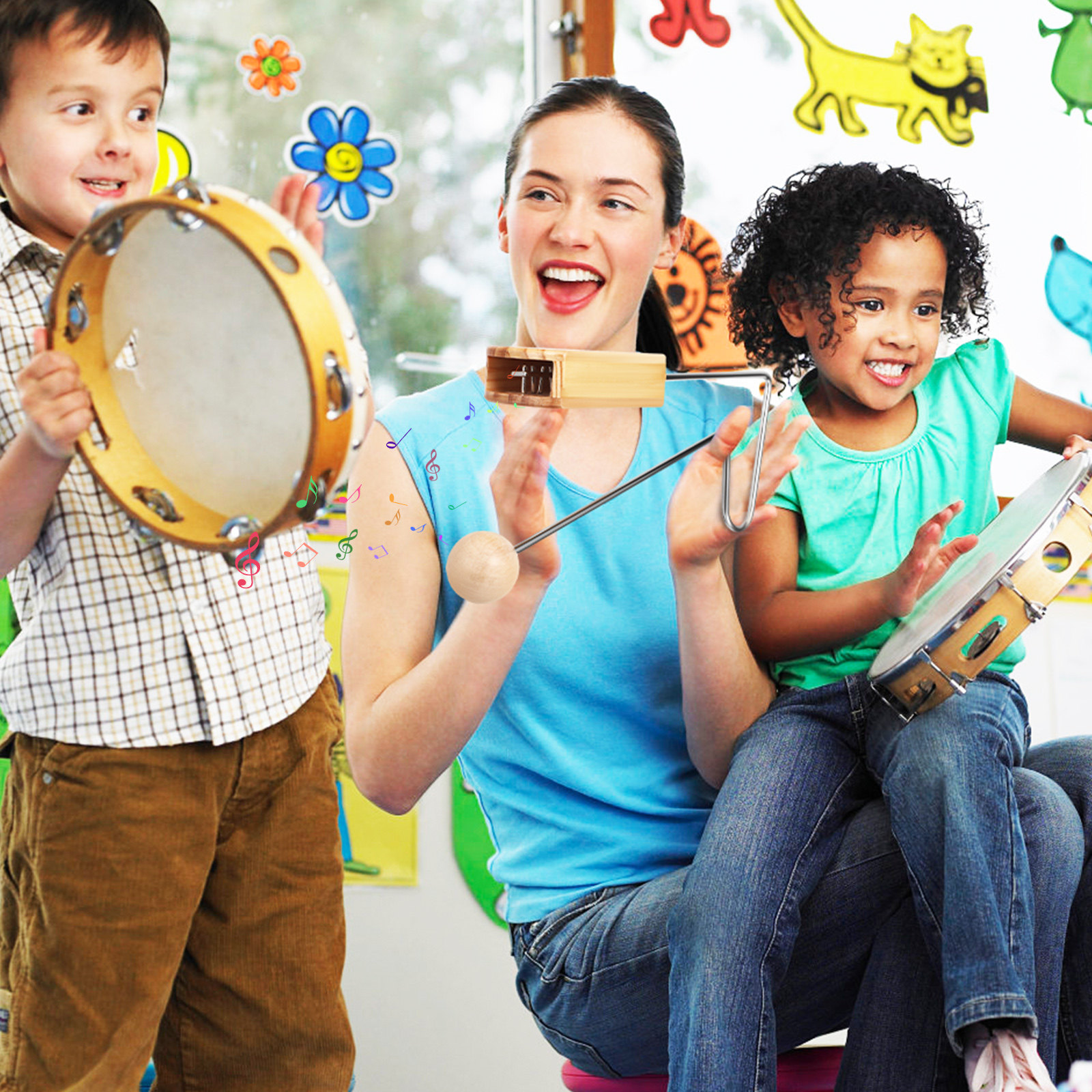 Musical Instrument Easy To Learn For Adults - Wood Vibraslap Musical Instrument for Adults