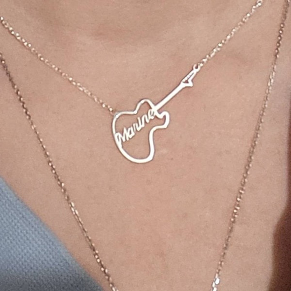 Personalized Guitar Symbol Nam - Musical Instrument With Names avis et prix