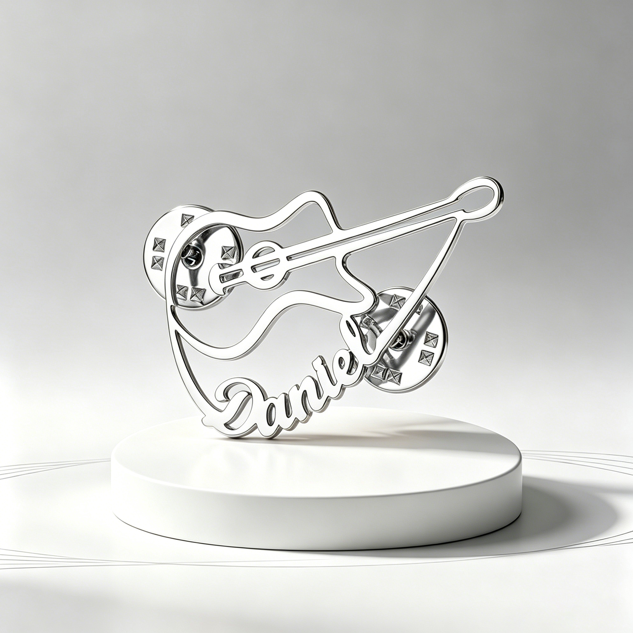 Custom Violin Pin Brooch Stain - Musical Instrument With Names avis et prix