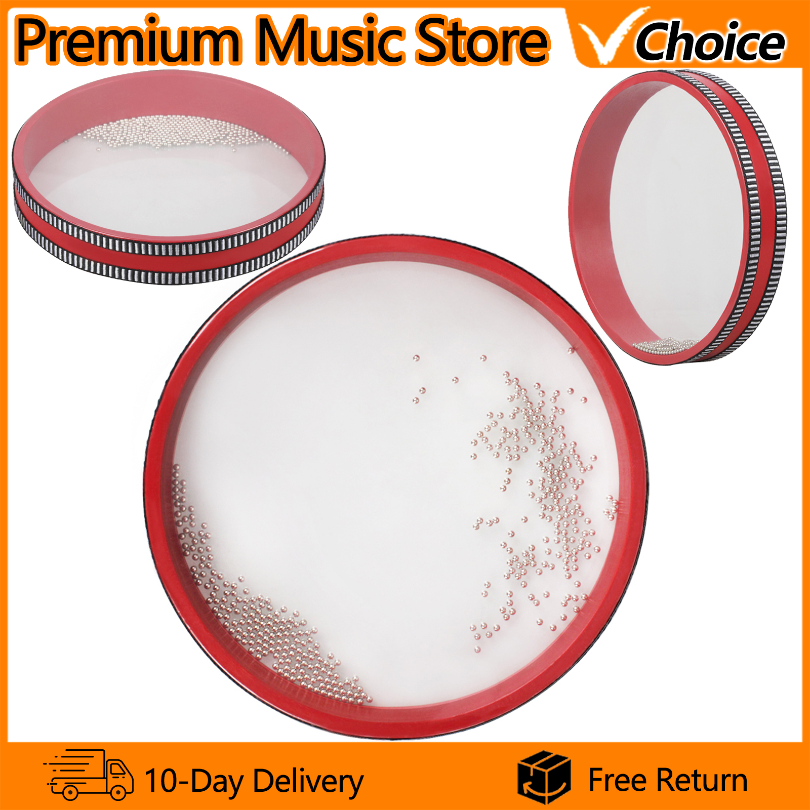 Orff 8-Inch Iron Sand Grain Re - Ocean Drum Wave avis et prix