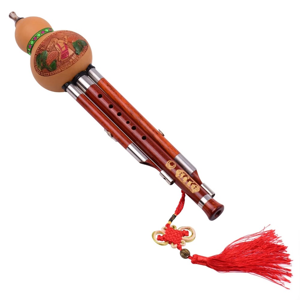 3-Tone C Key Hulusi Gourd Flut - Musical Instrument Of avis et prix