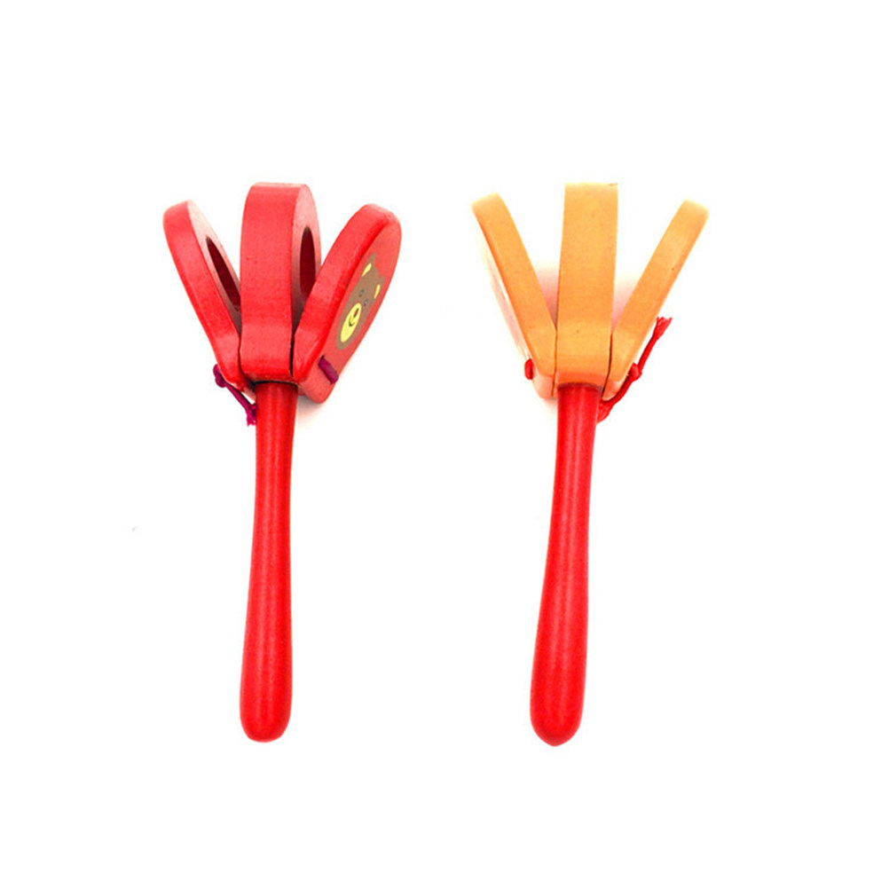 3Pcs Wooden Castanets Hand Cla - Musical Instrument Clapper avis et prix