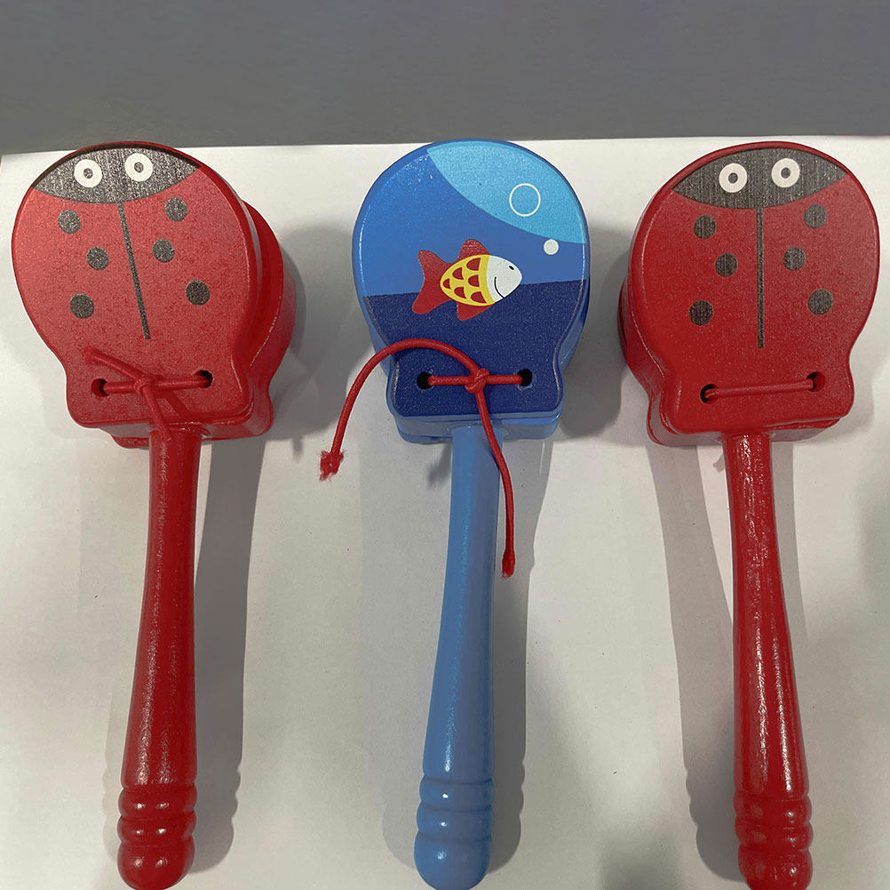 3Pcs Wooden Castanets Hand Cla - Musical Instrument Clapper avis et prix