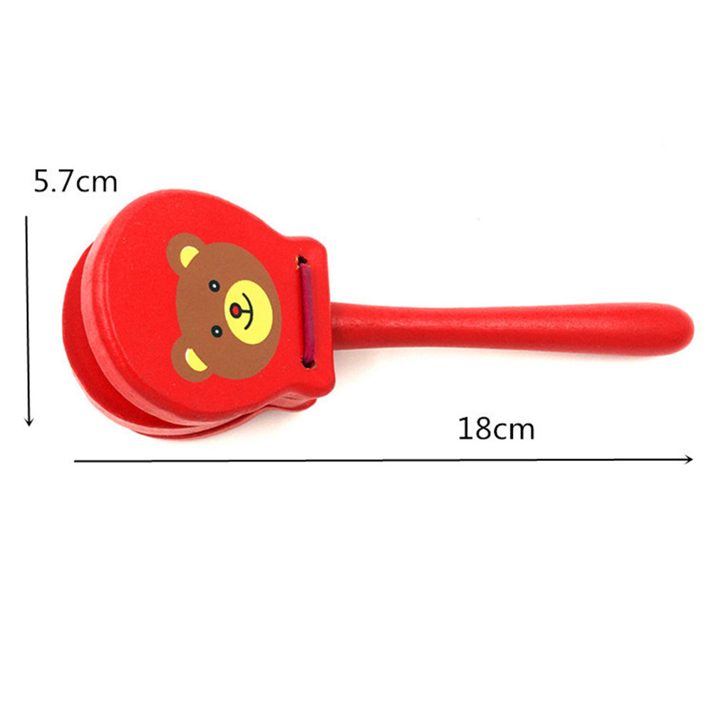 3Pcs Wooden Castanets Hand Cla - Musical Instrument Clapper avis et prix