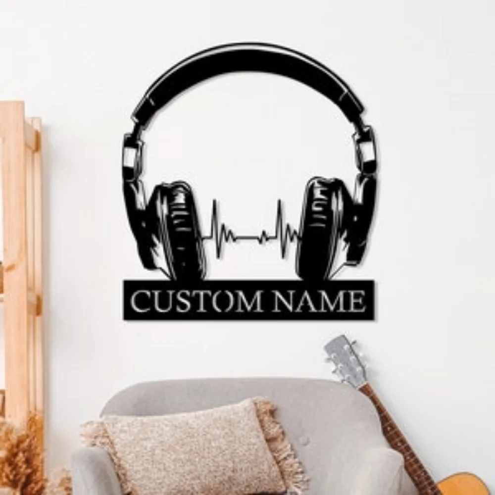 Metal Wall Art - Custom Earpho - Musical Instrument With Names avis et prix