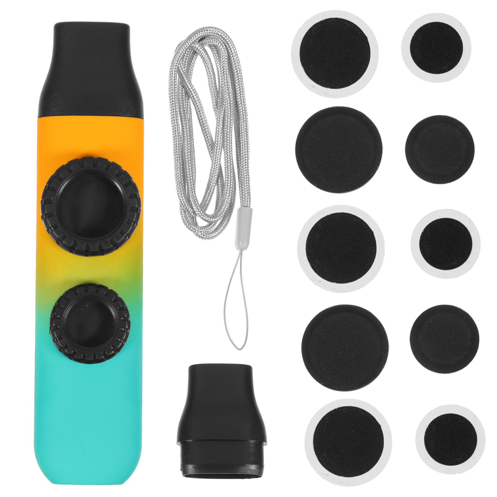 1Set Gradient Color Kazoo for  - Musical Instrument Easy To Learn For Adults avis et prix
