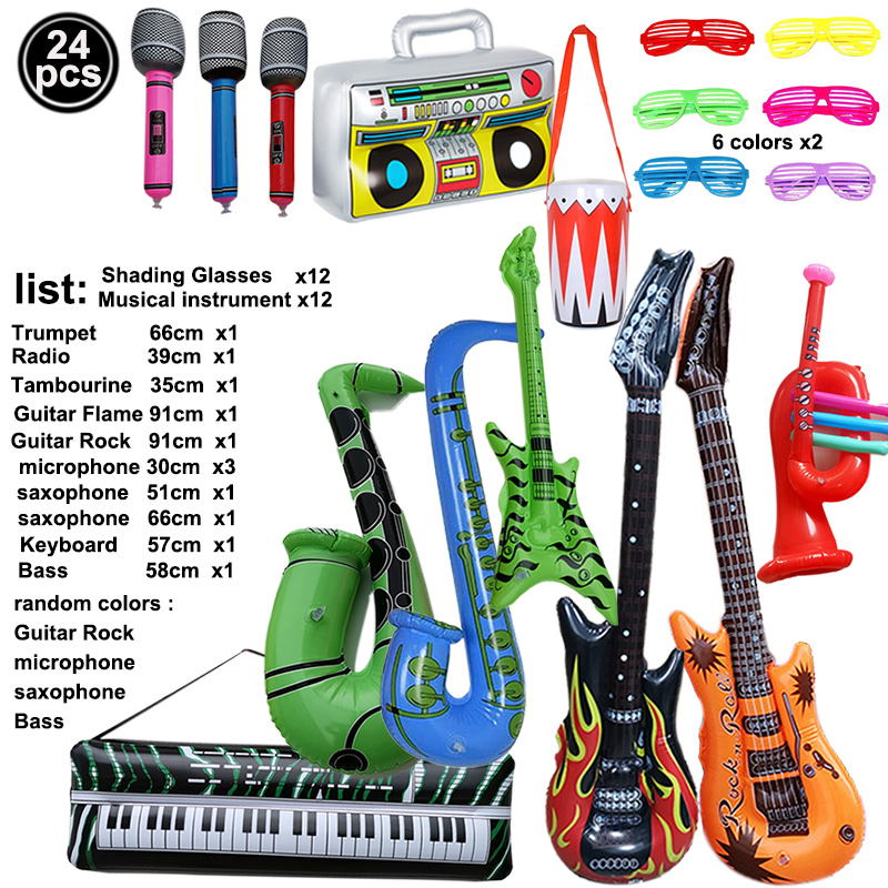 Inflatable Rock Star Toy Set I - Musical Instrument Saxophone avis et prix