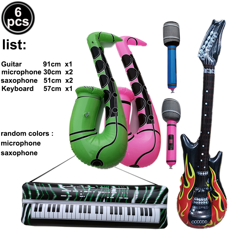Inflatable Rock Star Toy Set I - Musical Instrument Saxophone avis et prix