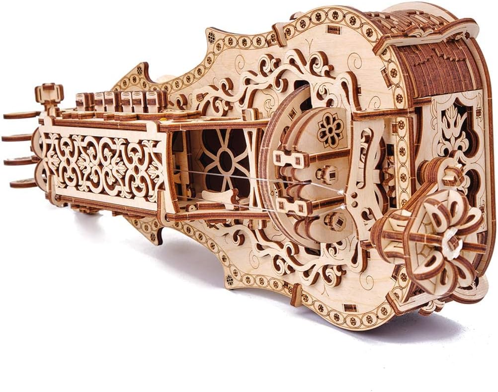 Lyra da Vinci 3D Wooden Puzzle - Musical Instrument Hurdy Gurdy avis et prix
