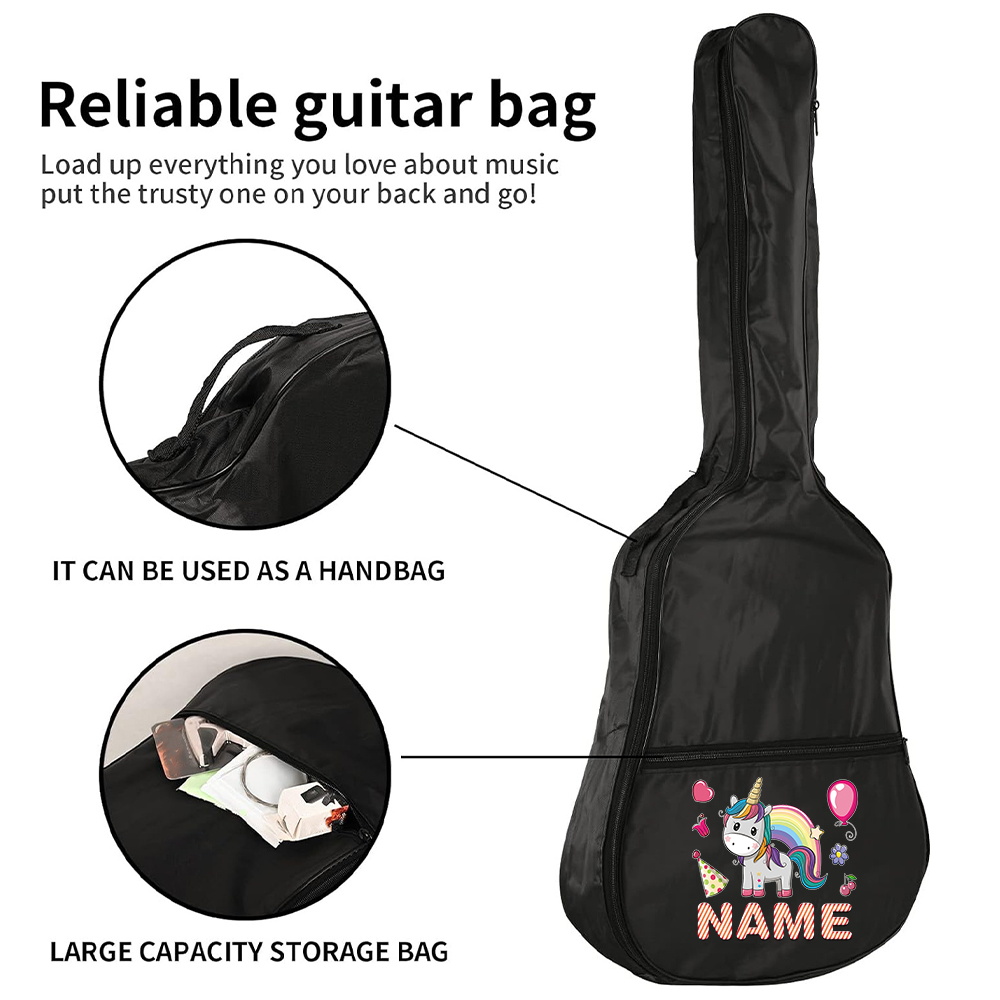 Customized Name Guitar Bag 36- - Musical Instrument With Names avis et prix
