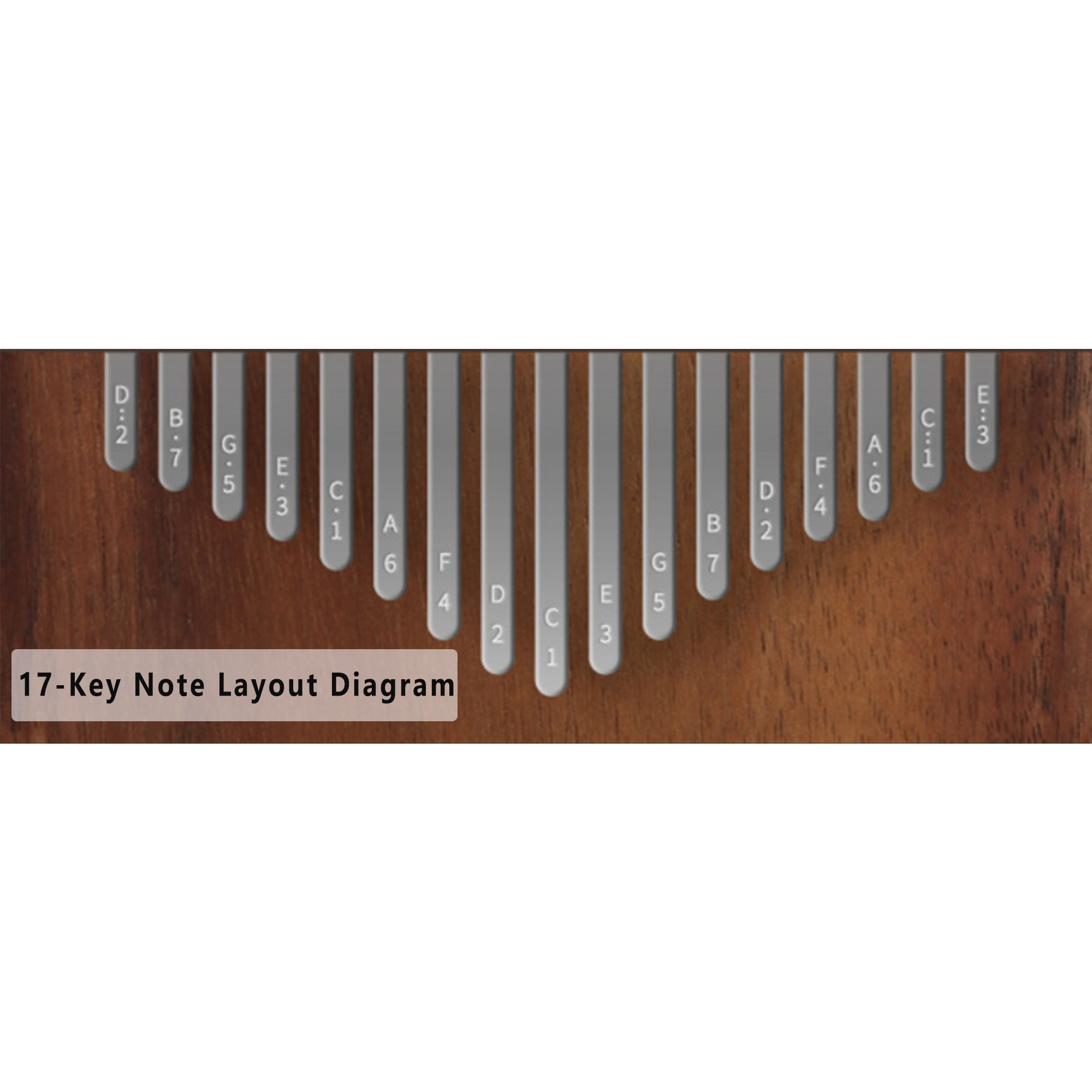 17 Key Portable Kalimba Thumb  - Musical Instrument Easy To Learn For Adults avis et prix