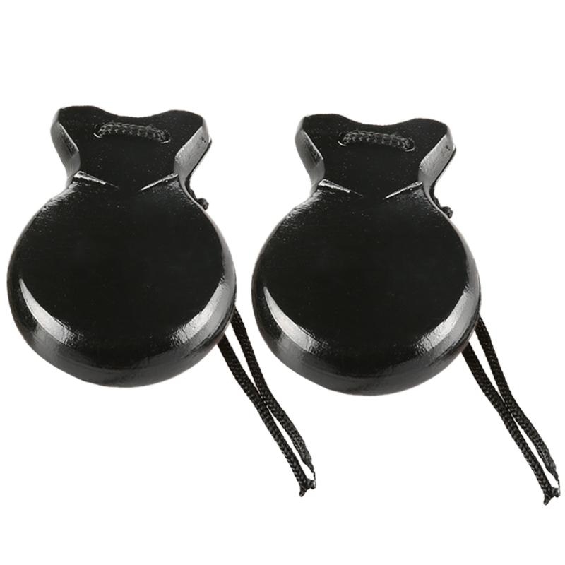 2Pcs Traditional Castanet Wood - Musical Instrument Clapper avis et prix