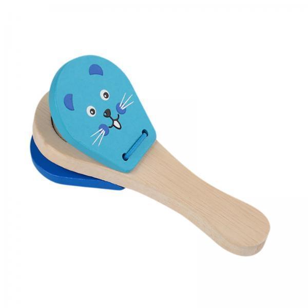 Wooden Castanets Clapper Kids  - Musical Instrument Clapper avis et prix