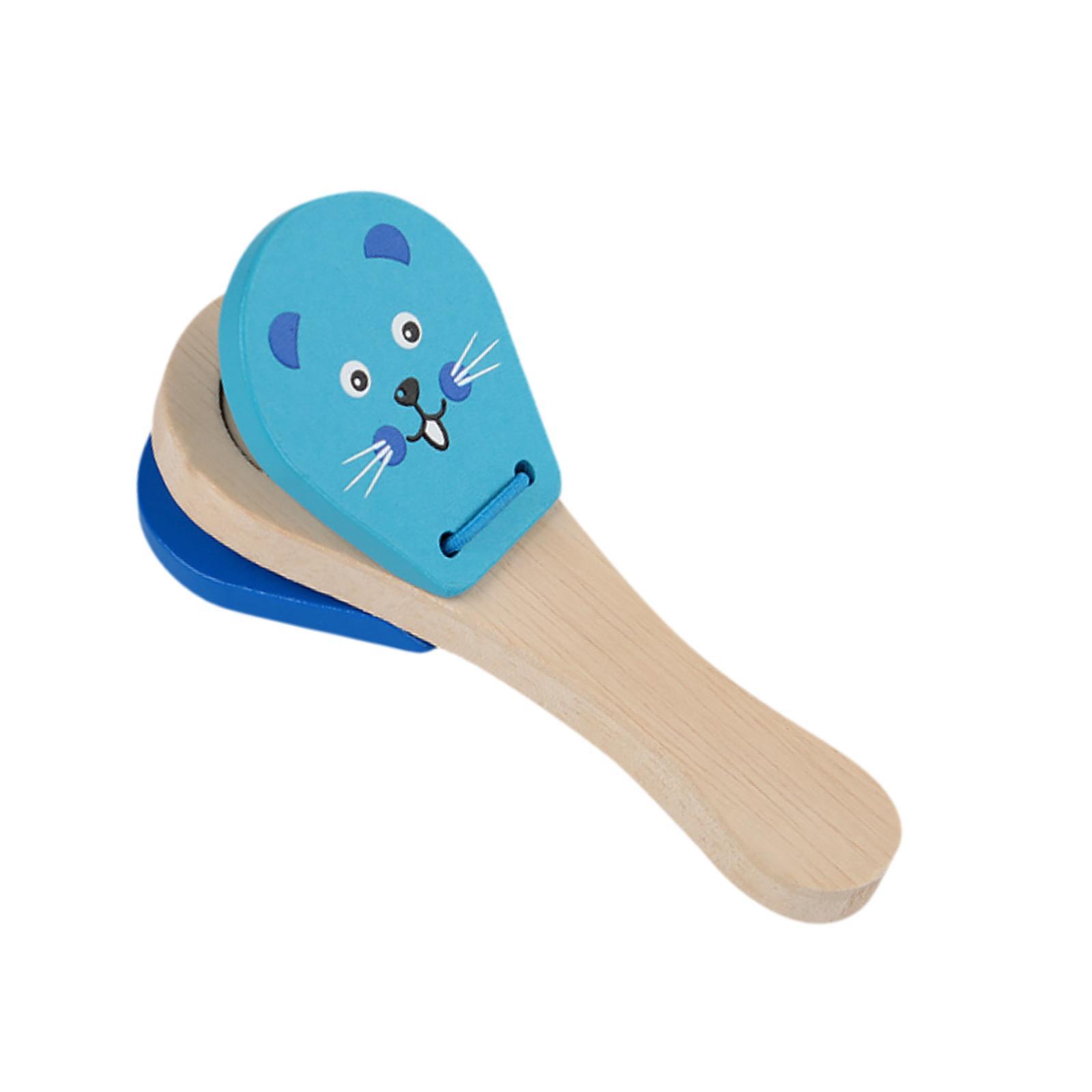 Wooden Castanets Clapper Kids  - Musical Instrument Clapper avis et prix