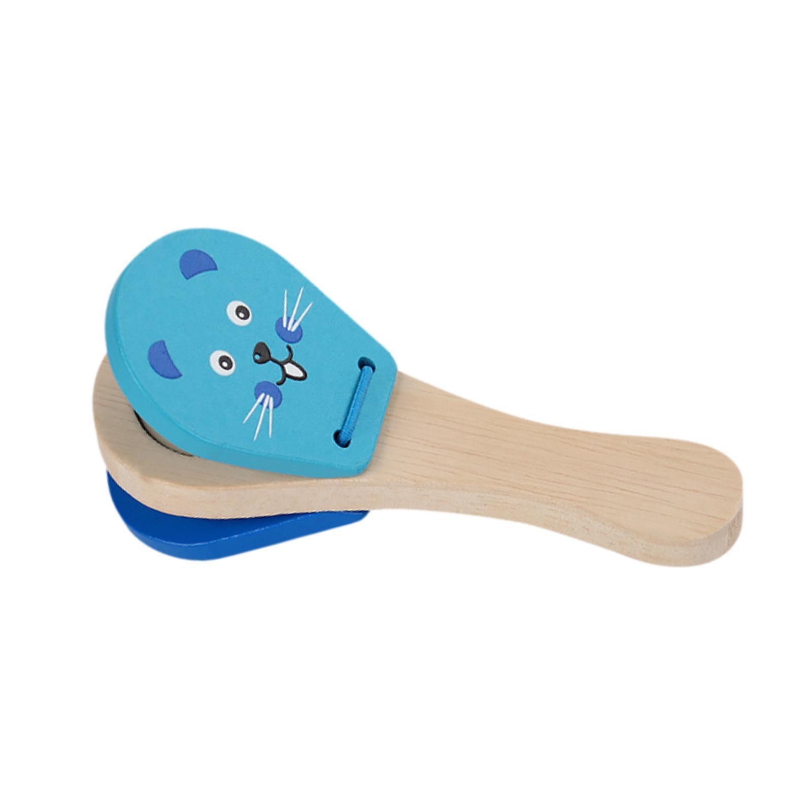 Wooden Castanets Clapper Kids  - Musical Instrument Clapper avis et prix