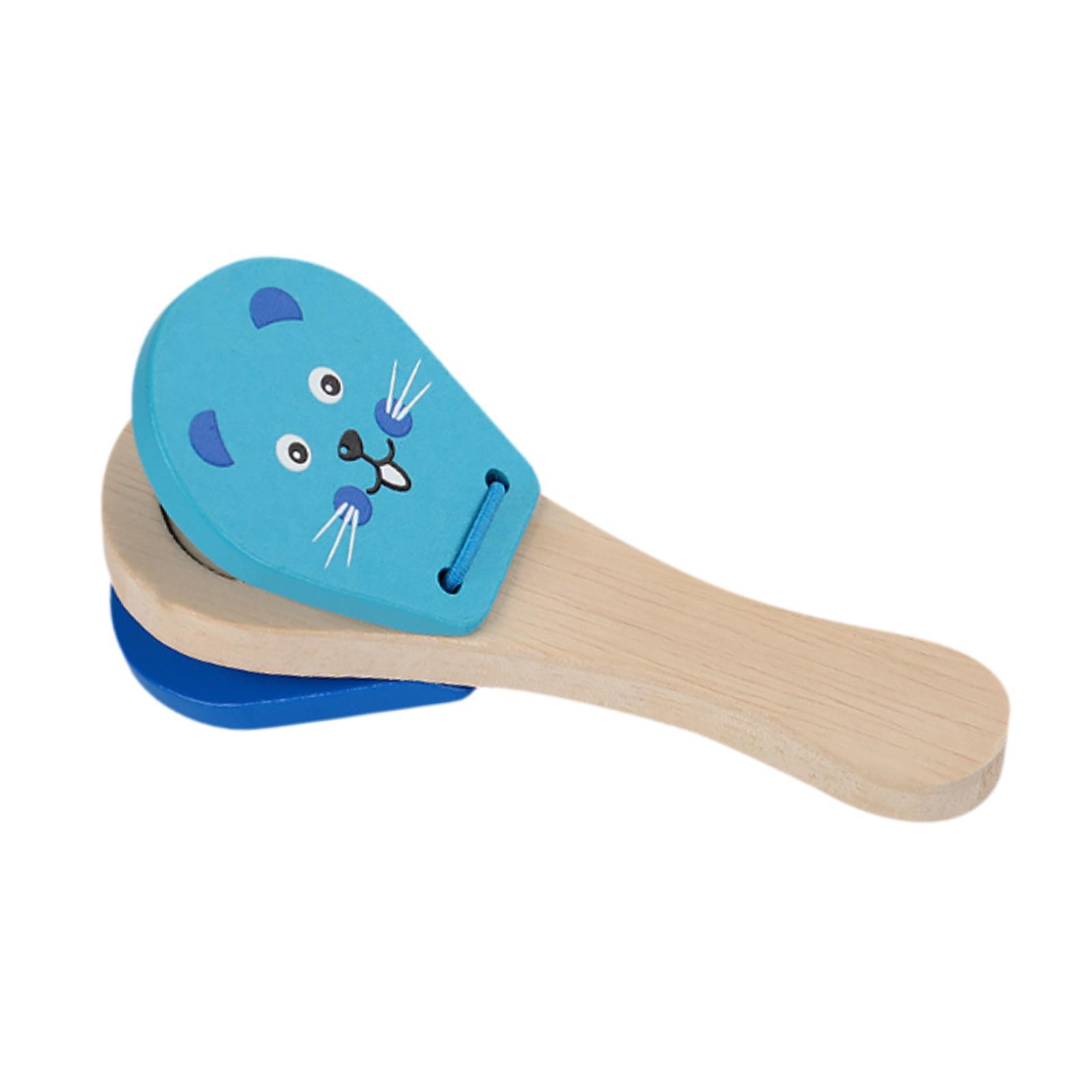 Wooden Castanets Clapper Kids  - Musical Instrument Clapper avis et prix