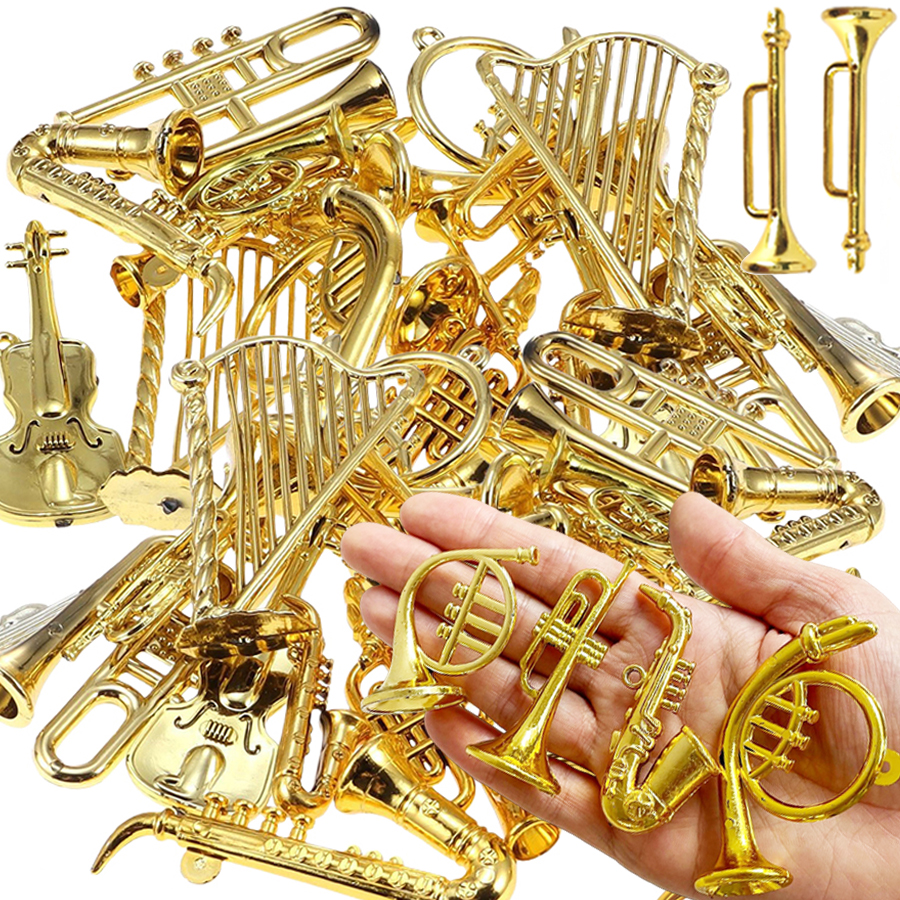 5/10pcs 2-7cm Mini Golden Musi - Musical Instrument Saxophone avis et prix