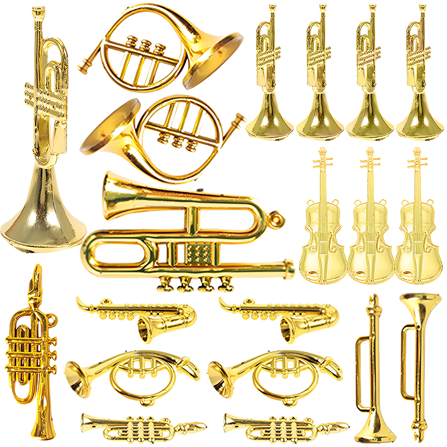 5/10pcs 2-7cm Mini Golden Musi - Musical Instrument Saxophone avis et prix