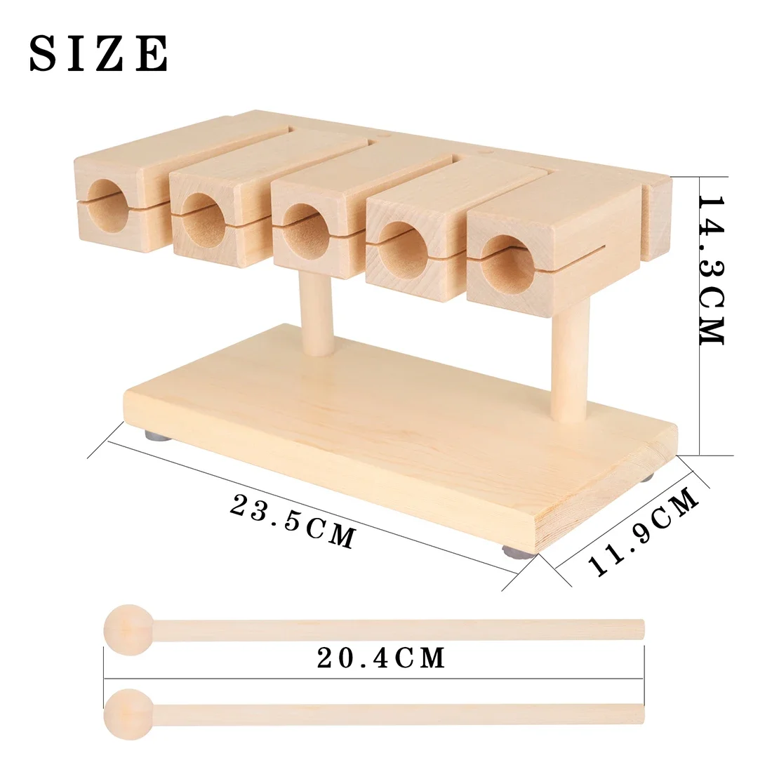 IRIN Orff Clappers Wooden Fish - Musical Instrument Clapper avis et prix