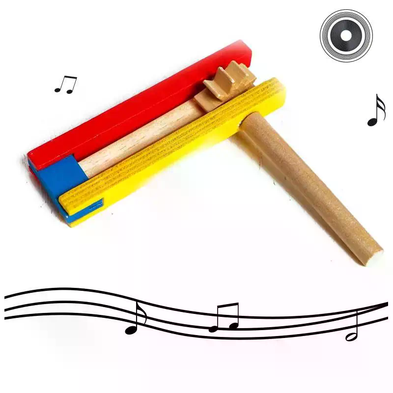 Hot 1Pc Wooden Clapper Kids Rh - Musical Instrument Clapper avis et prix